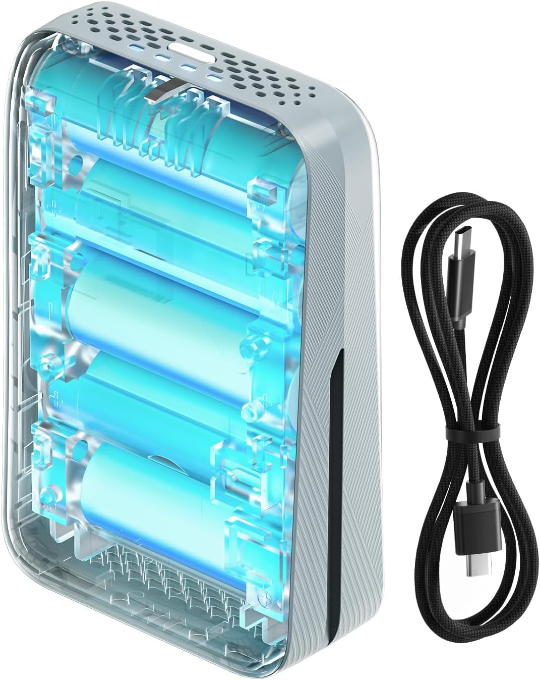 Litheli 20V 2.0AH Batteria di ricambio agli ioni di litio per tutti i dispositivi Litheli,con indicatore LED,per alimentare dispositivi intelligenti.