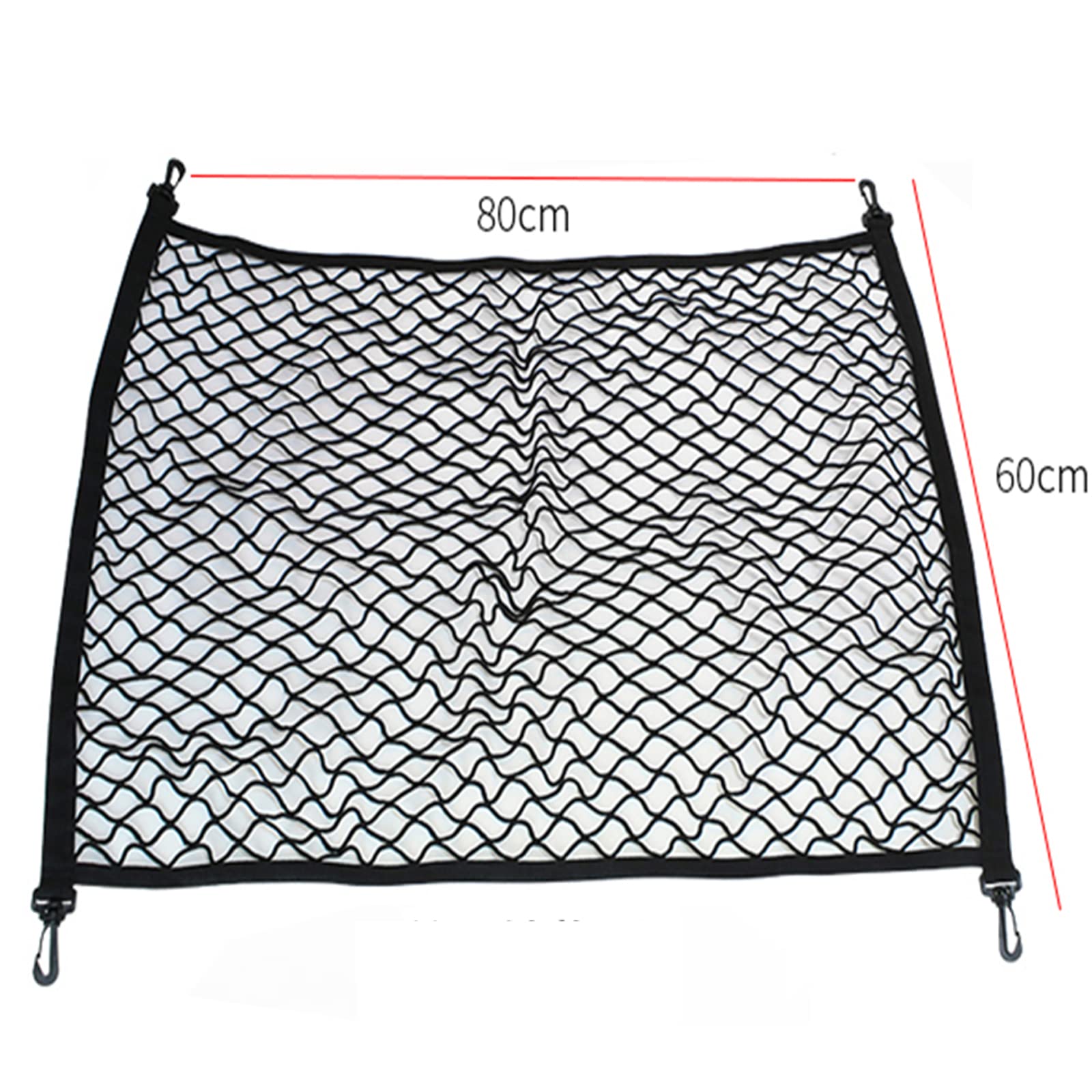 Filet de chargement pour VUS, Jeep, camion – 50 x 80 cm – En nylon style enveloppe pour une organisation sécurisée, robuste