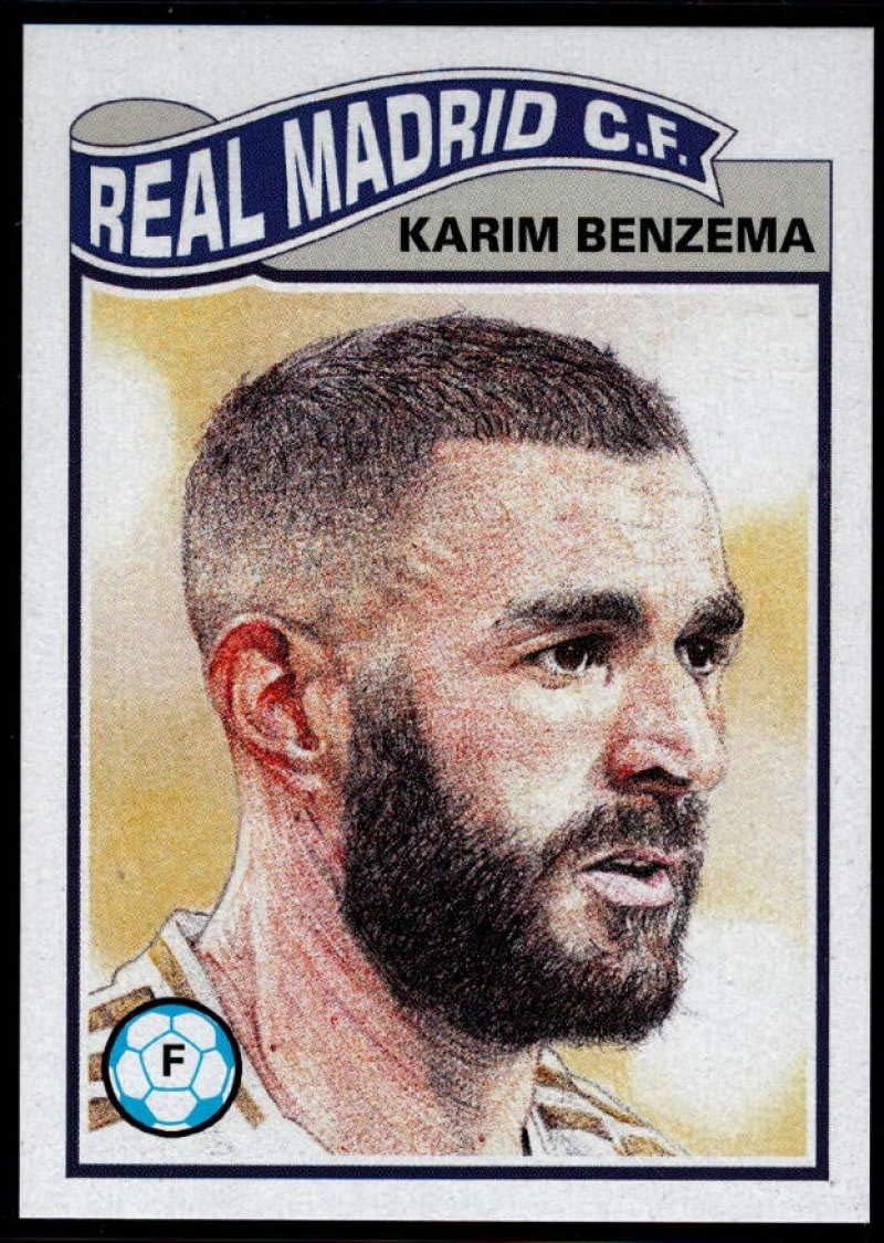 2019 Topps UCL The Living Set UEFA Champions League #75 Karim Benzema Real Madrid CF Official Futbol Soccer Trading Card ONLINE EXCLUSIVE Limited Print Run