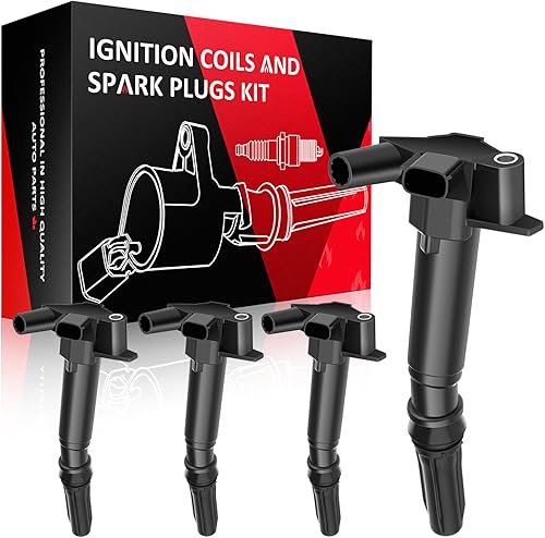 Vista 60 de SCITOO 1 bobinas de encendido con 4 bujías de iridio para Chevrolet 2011-2015 Cruze 1.4L 2016 Cruze Limited 1.4L 2012-2020 Sonic 1.4L 2013-2021 Trax