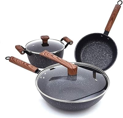 Amazon.com: BergHOFF Scala Non-Stick 5-Piece Cookware Set: Home