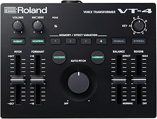 Roland ローランド ボイストランスフォーマー VT-4 ボイスチェンジャー ボイスエフェクト ピッチコントロール ボーカル/ライブ/配信/Vtuber/ポッドキャスト 配信機材
