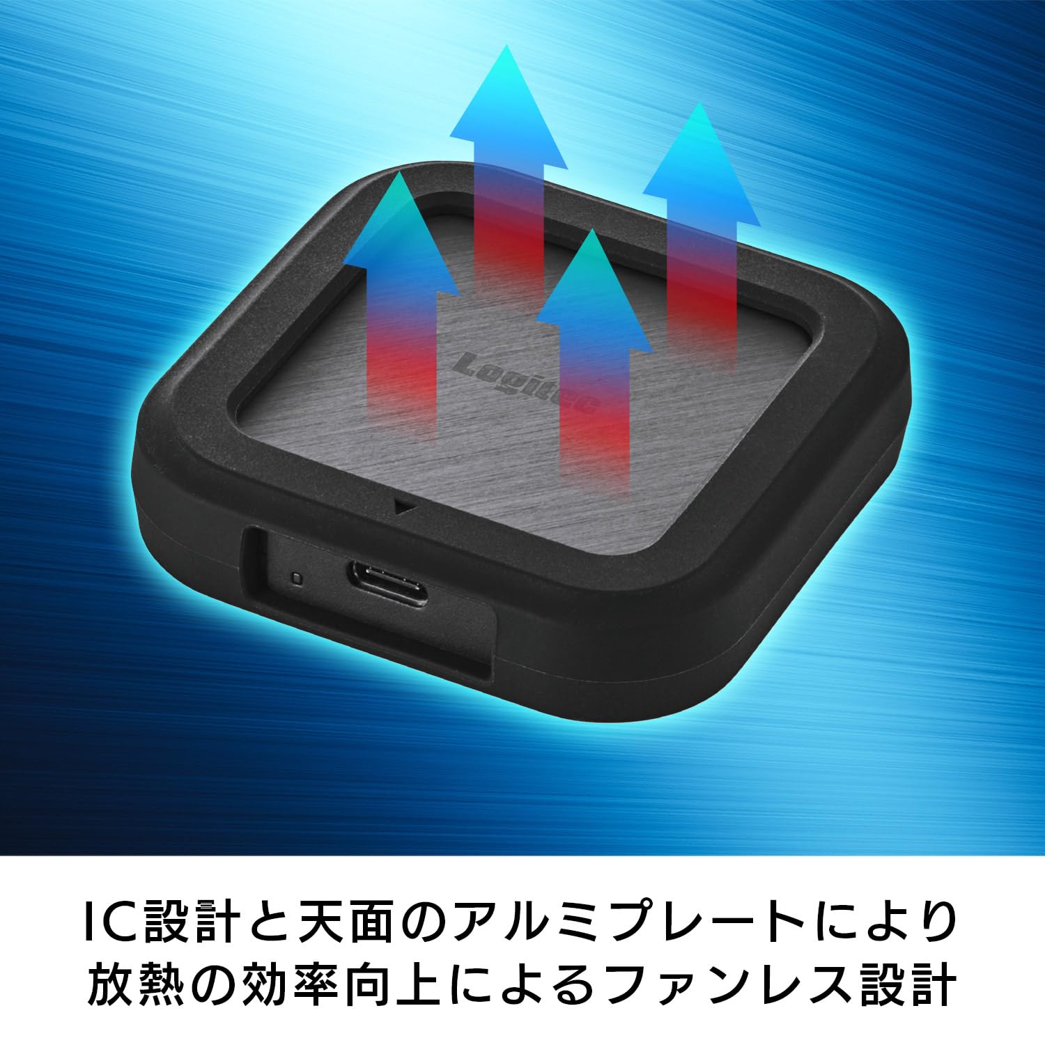 Amazon | ロジテックダイレクト 40Gbps USB4対応 外付け SSD 2TB Type