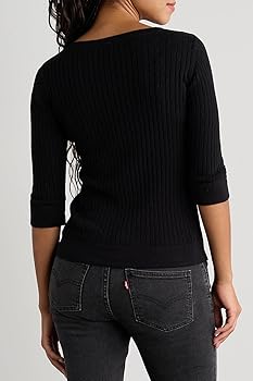 WIRROW　Boat neck knit pullover サイズ3 Womens Summer Cap Sleeve Tops Lightweight Sweater Pullover