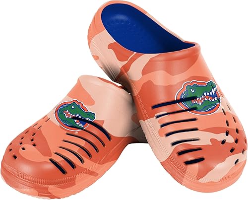 Miniatura 451 de FOCO - Sandalias de agua de jardín con logotipo de equipo de la NFL, para hombre Camuflaje tonal,logotipo grande de bloque