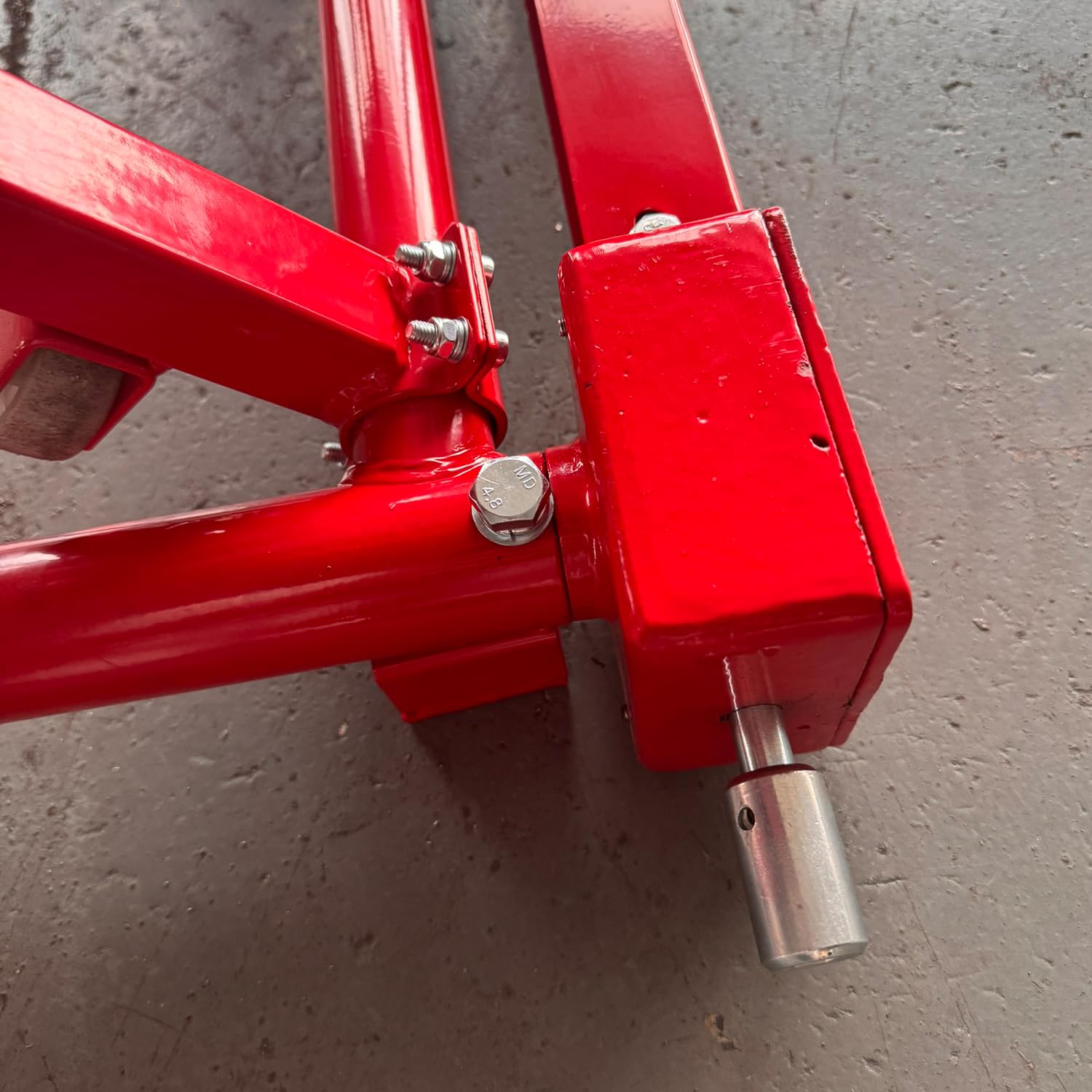 KATSU Tools 1500 kg tragbarer, schwenkbarer Autolift, kippbarer, Verstellbarer Wagenheber, Hubhöhe 150 bis 585 mm