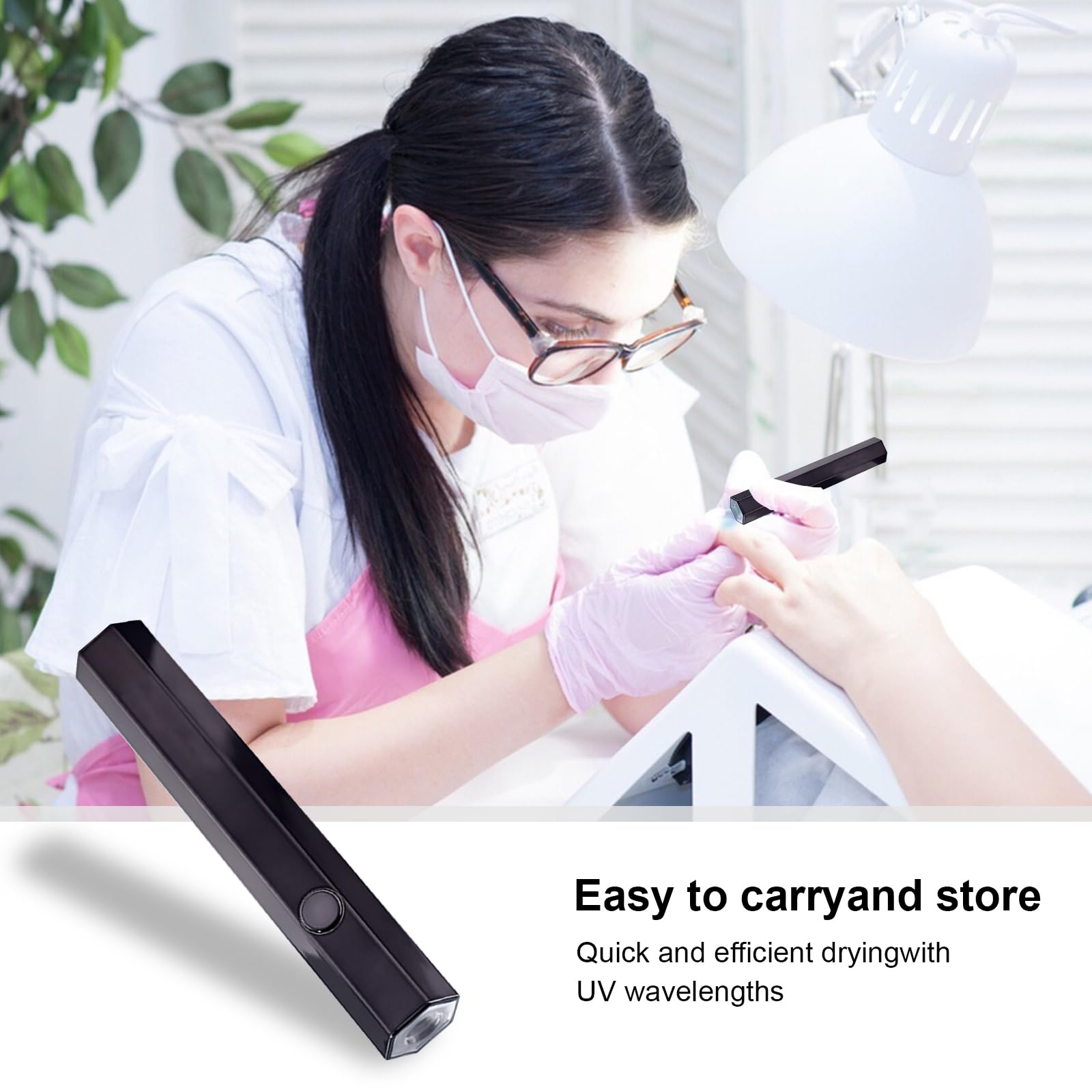 Handheld Light For Gel Nails Light Portable LED Lamp Cordless Rechargeables USB Dryer Fast Curing