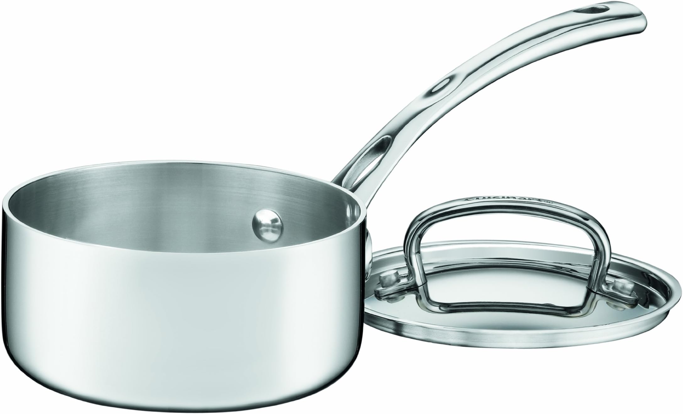 CuisinartFCT19-14 French Classic Tri-Ply Stainless 1-Quart Saucepan with Cover