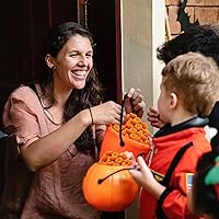 Vista 4 de Borradores de calabaza para niños, 70 borradores de Halloween a granel 3D para premios de clase, recompensa de juego, caja del tesoro, dulce