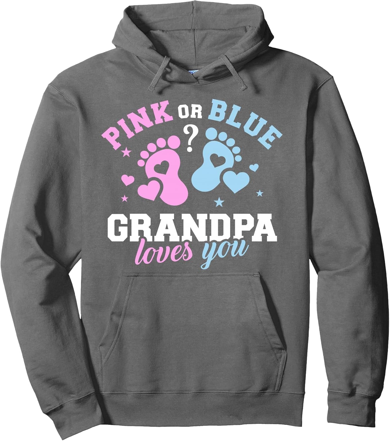 Gender reveal grandpa Pullover Hoodie