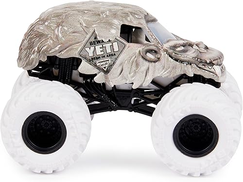 Miniatura 3 de Monster Jam, Camiones monstruo fundidos a presión oficiales Dragon Vs. Yeti, escala 164, juguetes para niños de 3 años en adelante