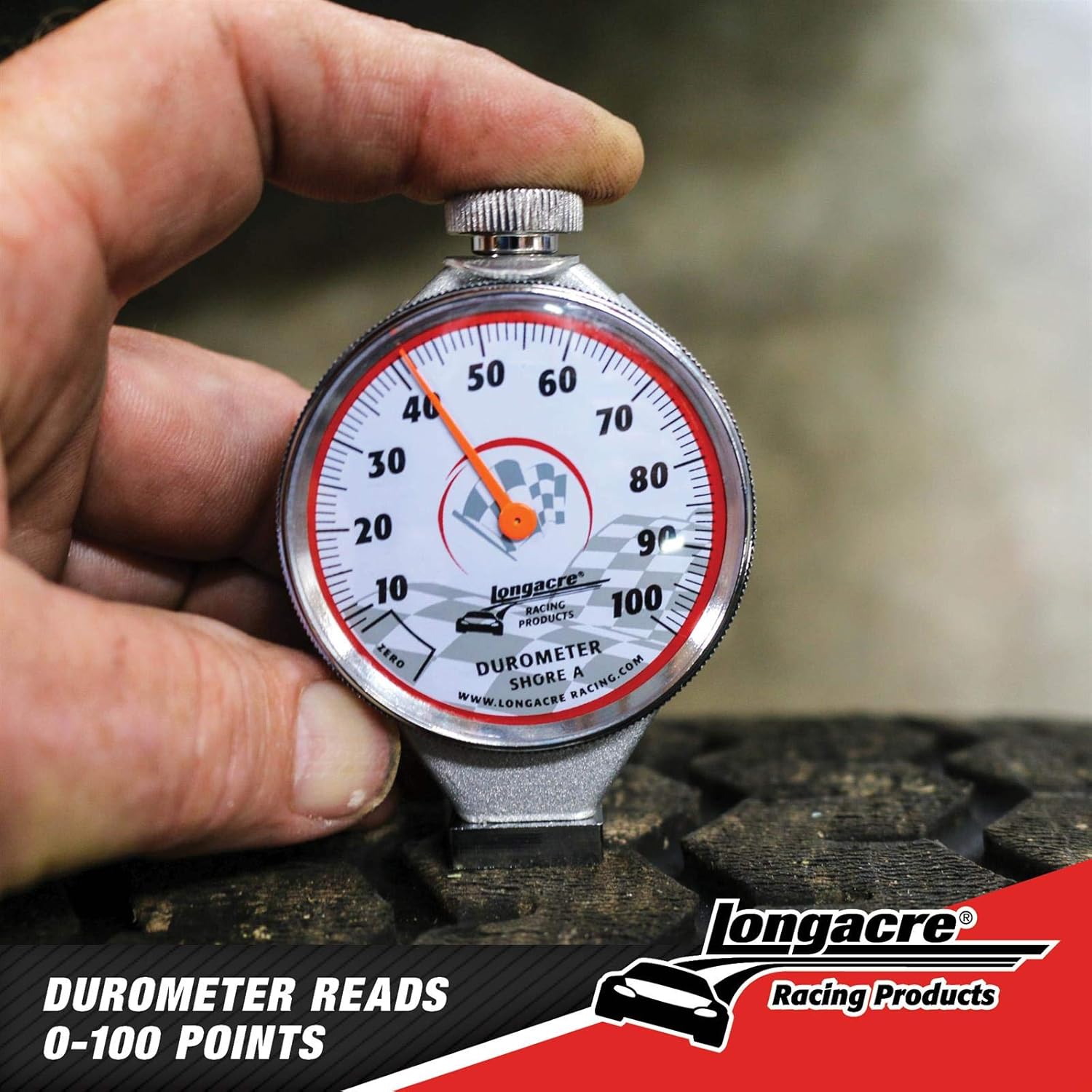 Longacre 52-50556 Tire Durometer/Tread Depth Gauge w/Case