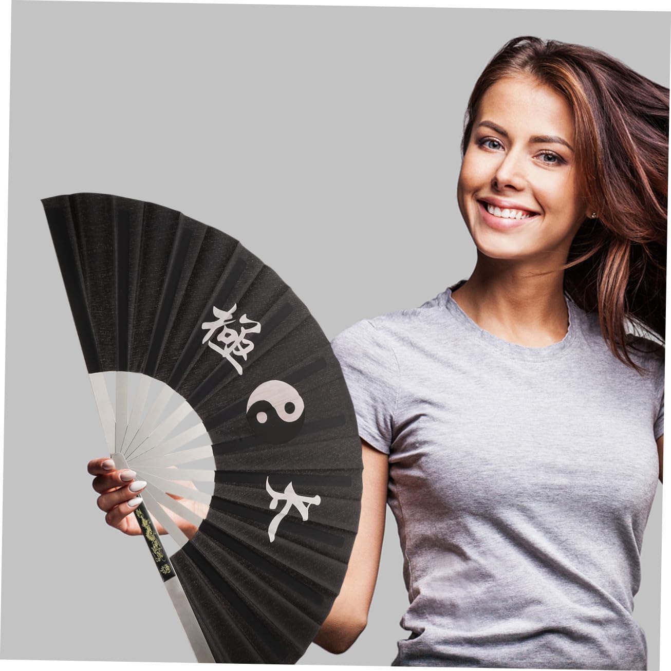 ABOOFAN Tai Chi Folding Fan Elegant Kung Fu Performance Prop Traditional Dance Accessory for Festivals Unique