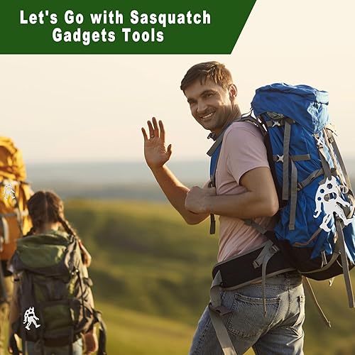 Miniatura 6 de Big Sasquatch Foot Multitools Gifts - Divertida idea de regalo para hombre, 11 en 1, pequeños accesorios de mano para papá, cumpleaños, día del