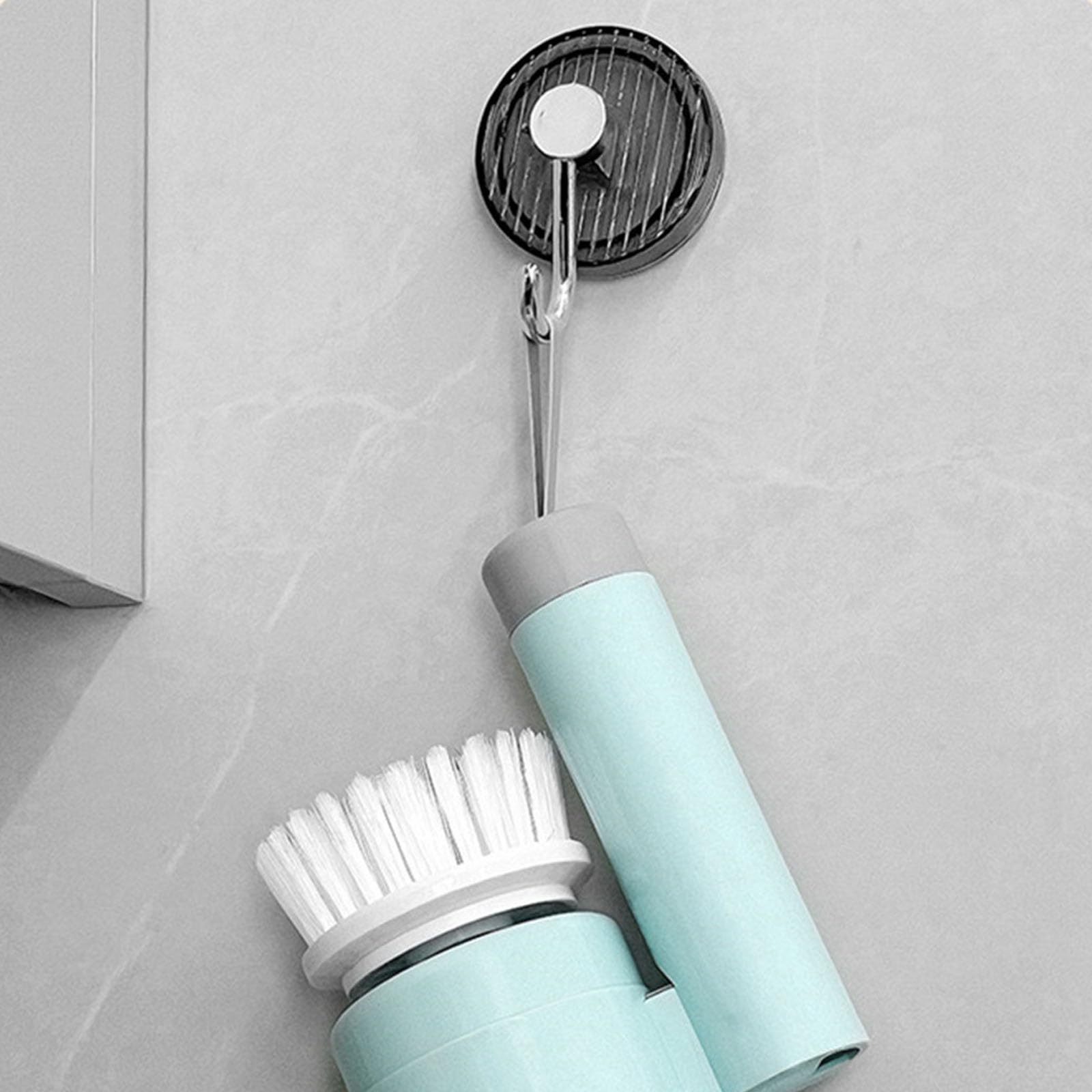 Spazzola elettrica ergonomica ricaricabile USB con motore potente per lavello da cucina vasche da bagno lavabi elettrici portatili per cucina bagno