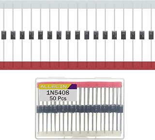 50 Piezas 1N5408 Diodo Rectificador 3A 1000V IN5408 Diodos Rectificadores DO-201AD 5408 Rectifier Diode Axial 3Amperio 1000Voltios