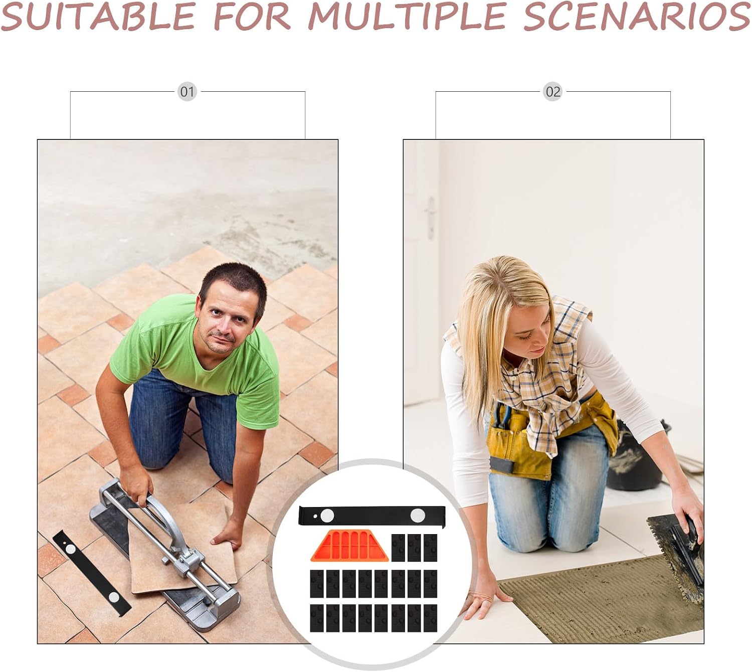 Heavy Duty Pull Bar Flooring Installation Tool Set for Wood Floors