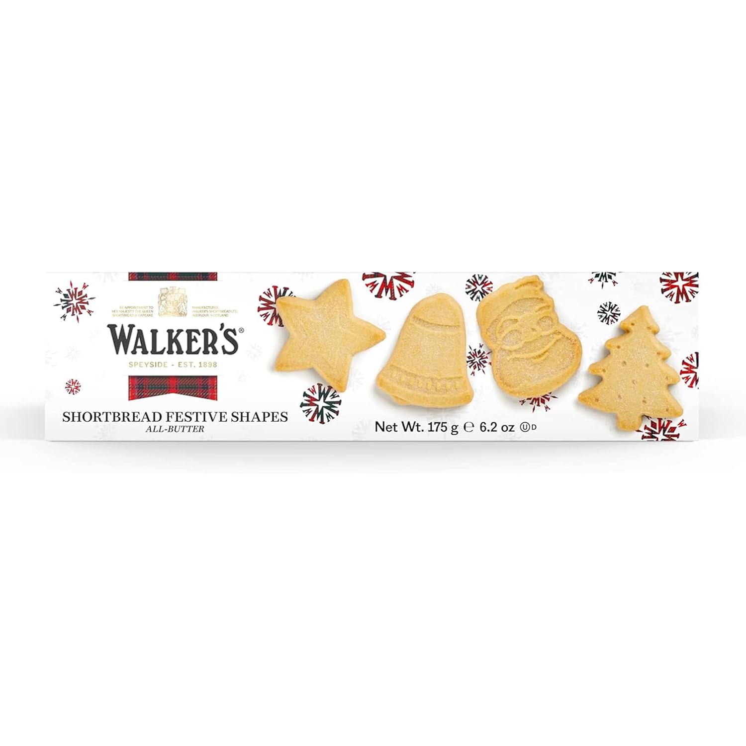 Walkers Galletas Shortbread Festive Shapes 6.2 oz