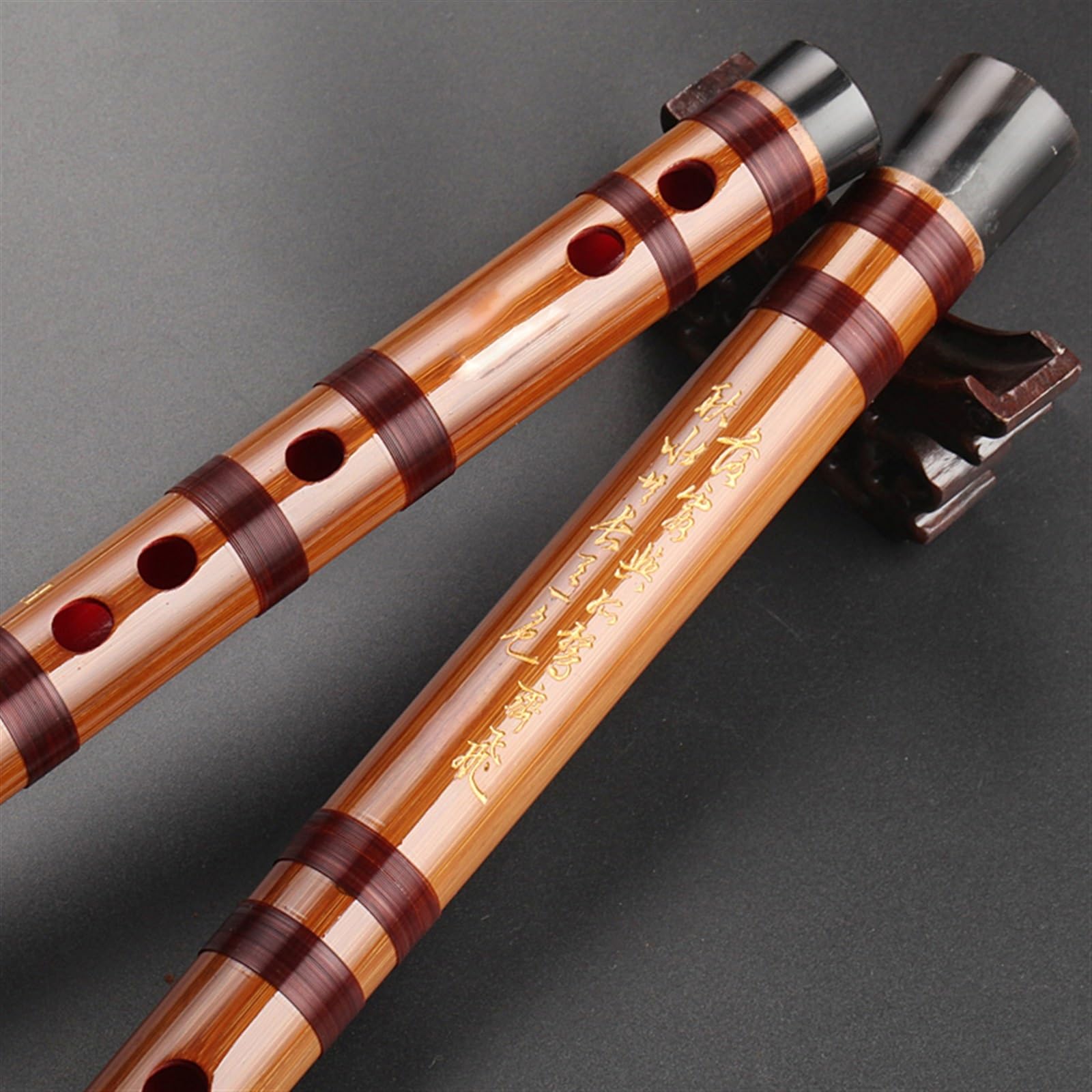 Amazon | 竹笛セット 国立楽器専門演奏竹笛学生横笛 (Color : F) | 木