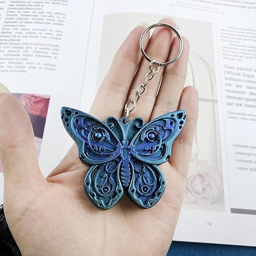 Miniatura 2 de Moldes de resina epoxi para decoración de lagarto de casa de mariposas, moldes de joyería colgantes para manualidades de San Valentín