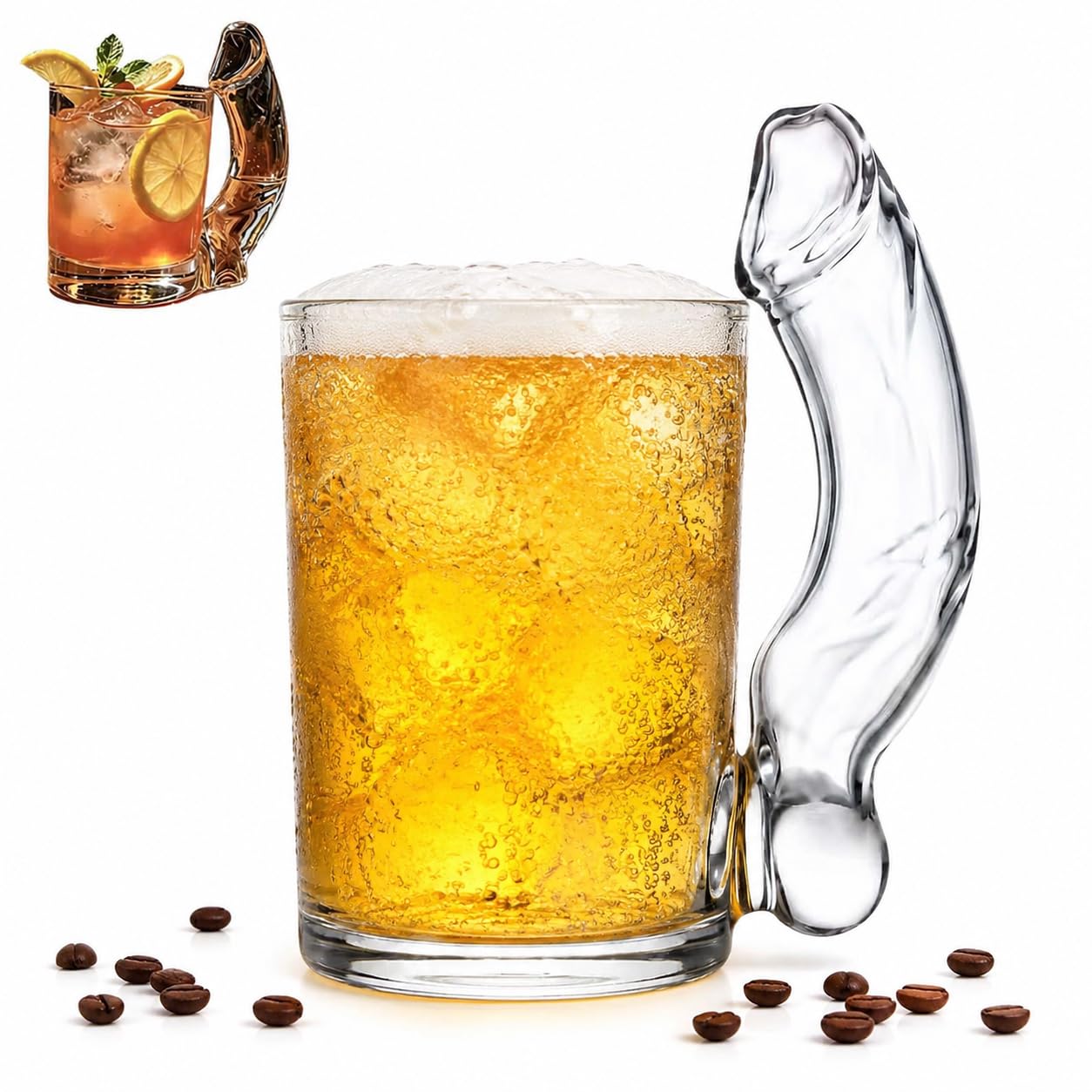 Fun D-Cup Shaped Novelty Cocktail Glass,Quirky Wine Glasses Gag Gifts,1