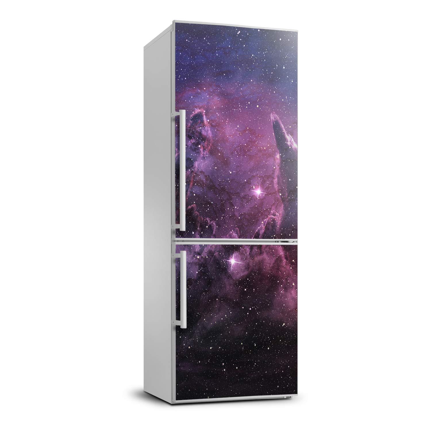 Sticker frigo nébuleuse auto-adhésif 60x180cm impression haute définition