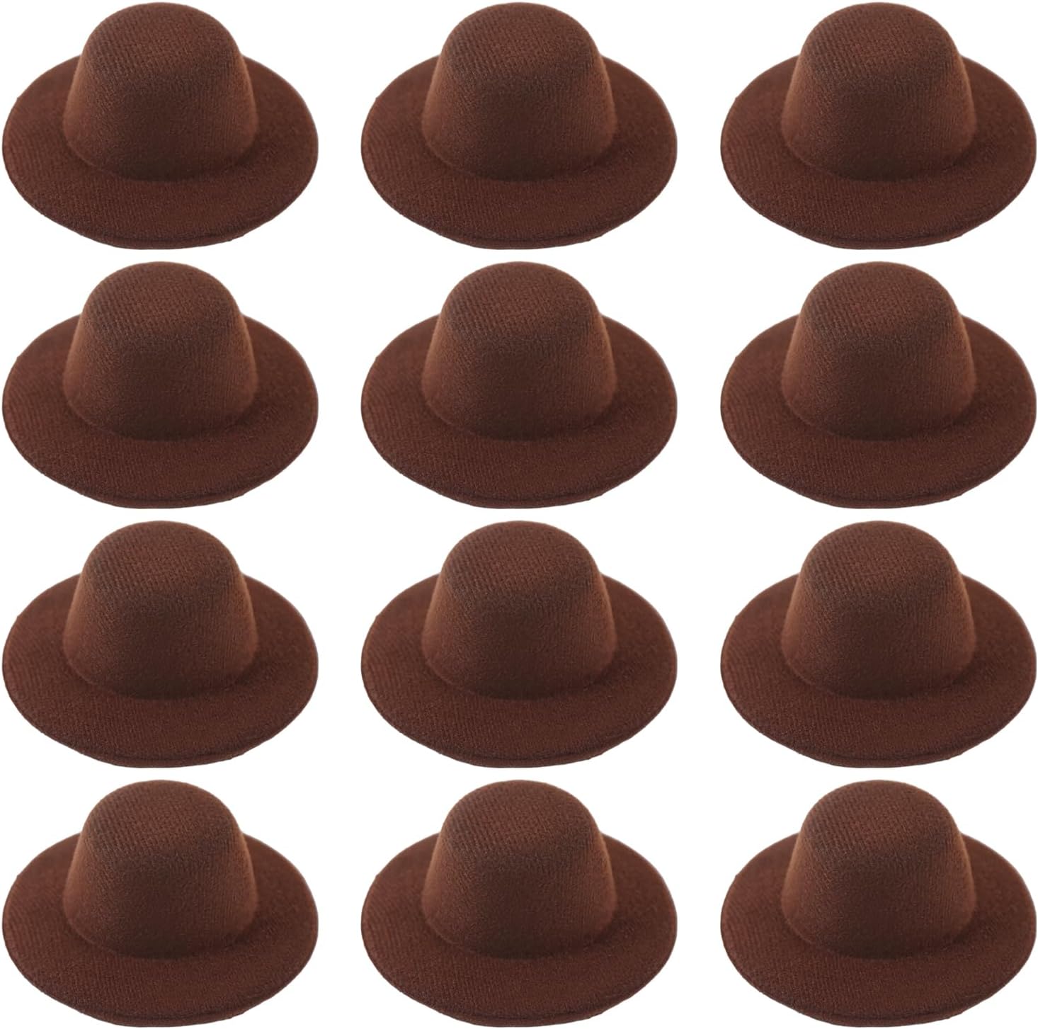 12 Pcs Mini Top Hat Miniature Formal Hats Doll Hat Colorful