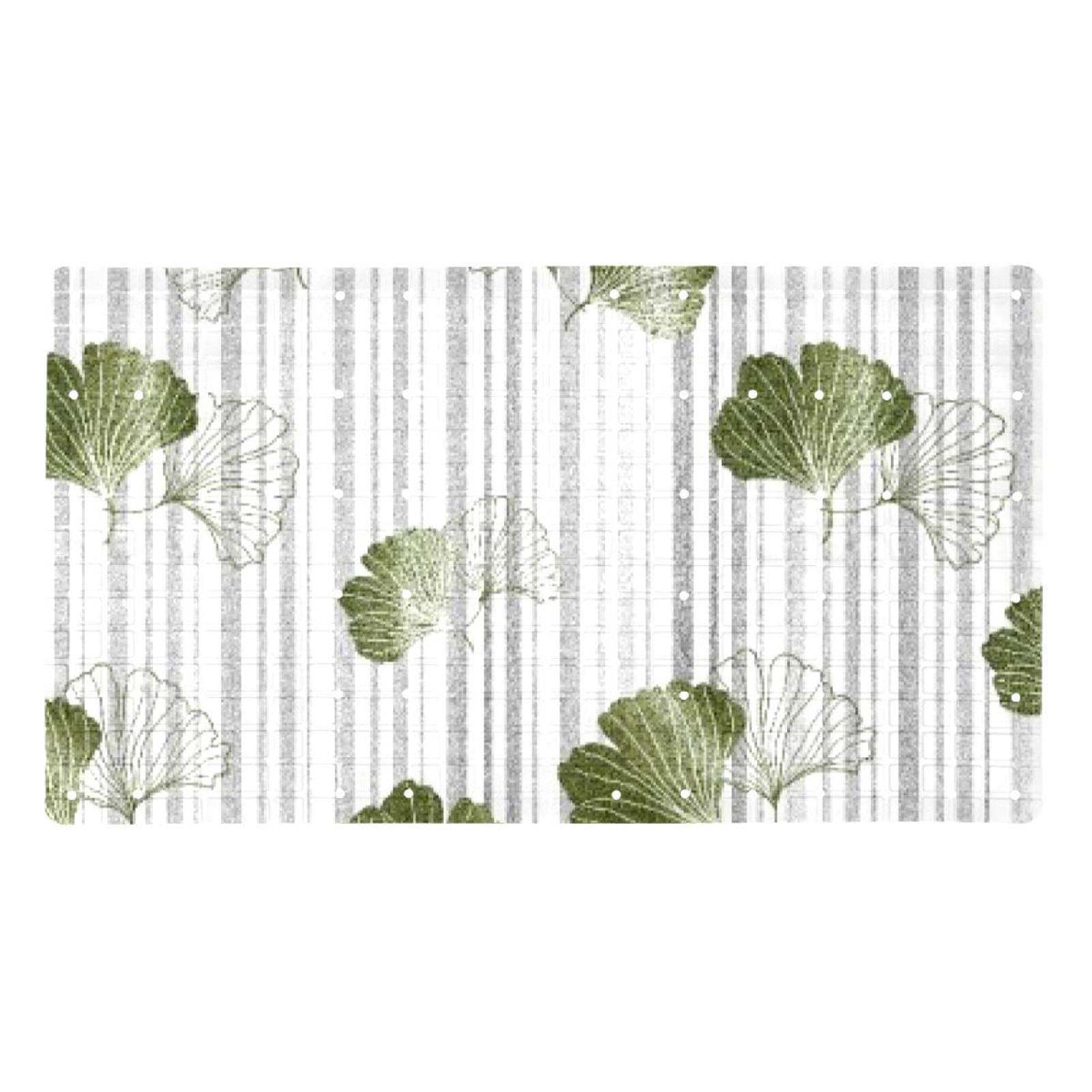 Alfombrillas antideslizantes para bañera de 45x27,9'' con agujeros de drenaje