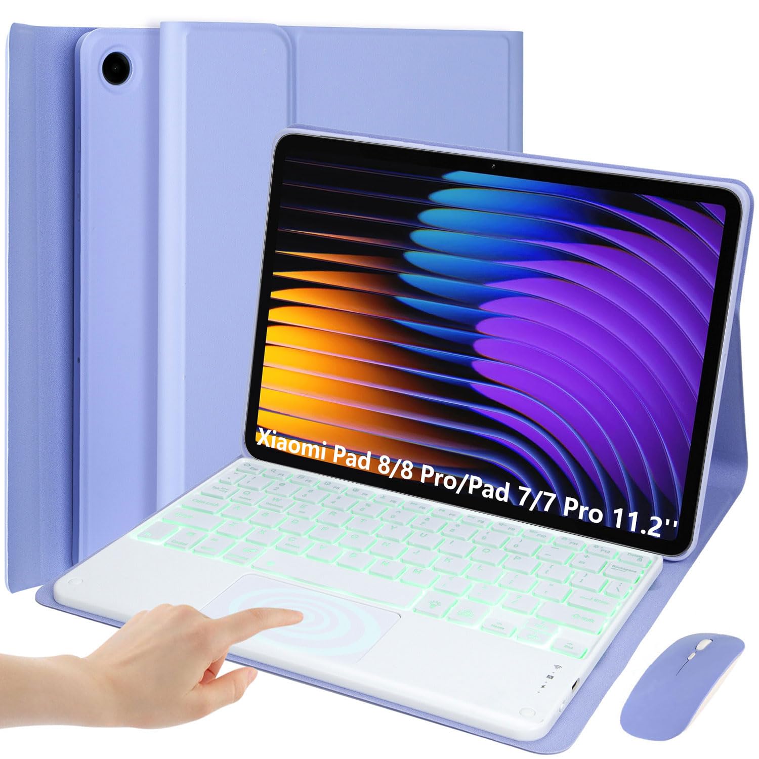 Occtingkind Per Xiaomi Pad 8/8 Pro 11.2 Cover Tastiera Italiana | Tastiera per Xiaomi Pad 8 Pro - Custodia Magnetica Rimovibile Bluetooth Keyboard, Lunga autonomia, Nero Occtingkind Per Xiaomi Pad 8/8 Pro 11.2 Cover Tastiera Italiana | Tastiera per Xiaomi Pad 8 Pro - Custodia Magnetica Rimovibile Bluetooth Keyboard, Lunga autonomia, Nero