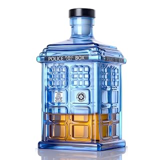 Christmas Gifts for Men Dad, Tardis Police Box Whiskey Decanter for Men, Spacecraft Liquor Dispenser Fun Conversation Starter, Unique Guys Brother Gift Ideas, Liquor Decanter for Bar,28oz(800ml) - Amazon product rated Grade A