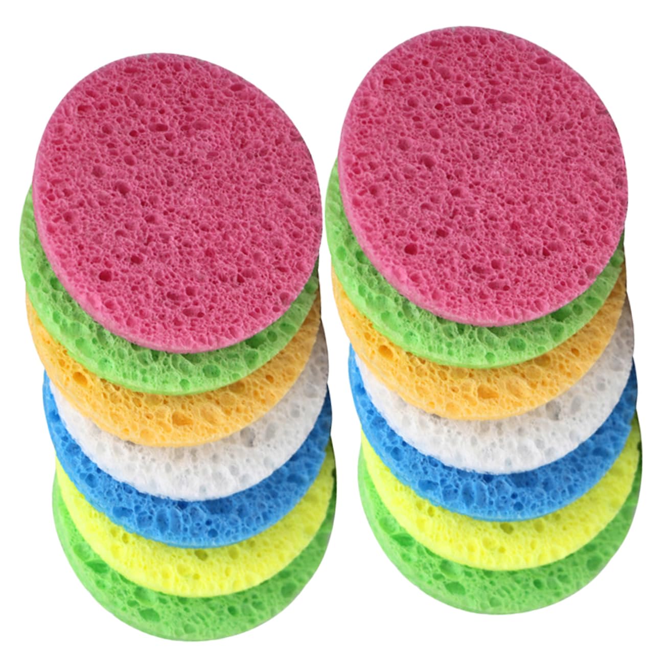 Housoutil 125 Stk Kompressionsgesichtspuff gesichtsschwamm reinigung Gesichtsschwämme Schrubber Schwamm Make-up-Schwämme Spa Stiftung Make-up-Puder Puderquaste Gesichtswäsche