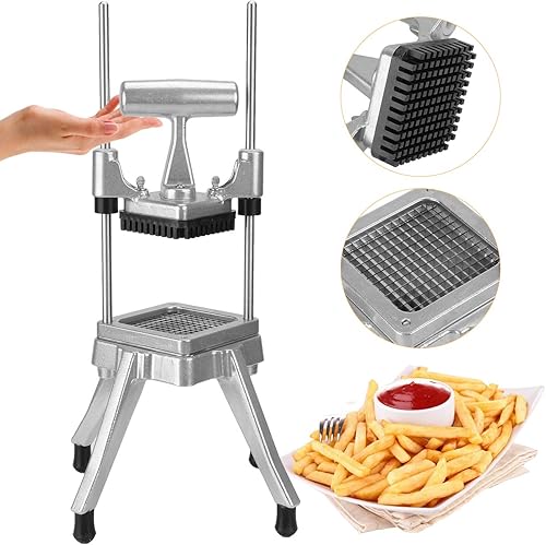 Miniatura 9 de WICHEMI Cortador de frutas y verduras comercial Máquina eléctrica para cortar repollo y cebolla + picadora comercial de verduras de 38 pulgadas,