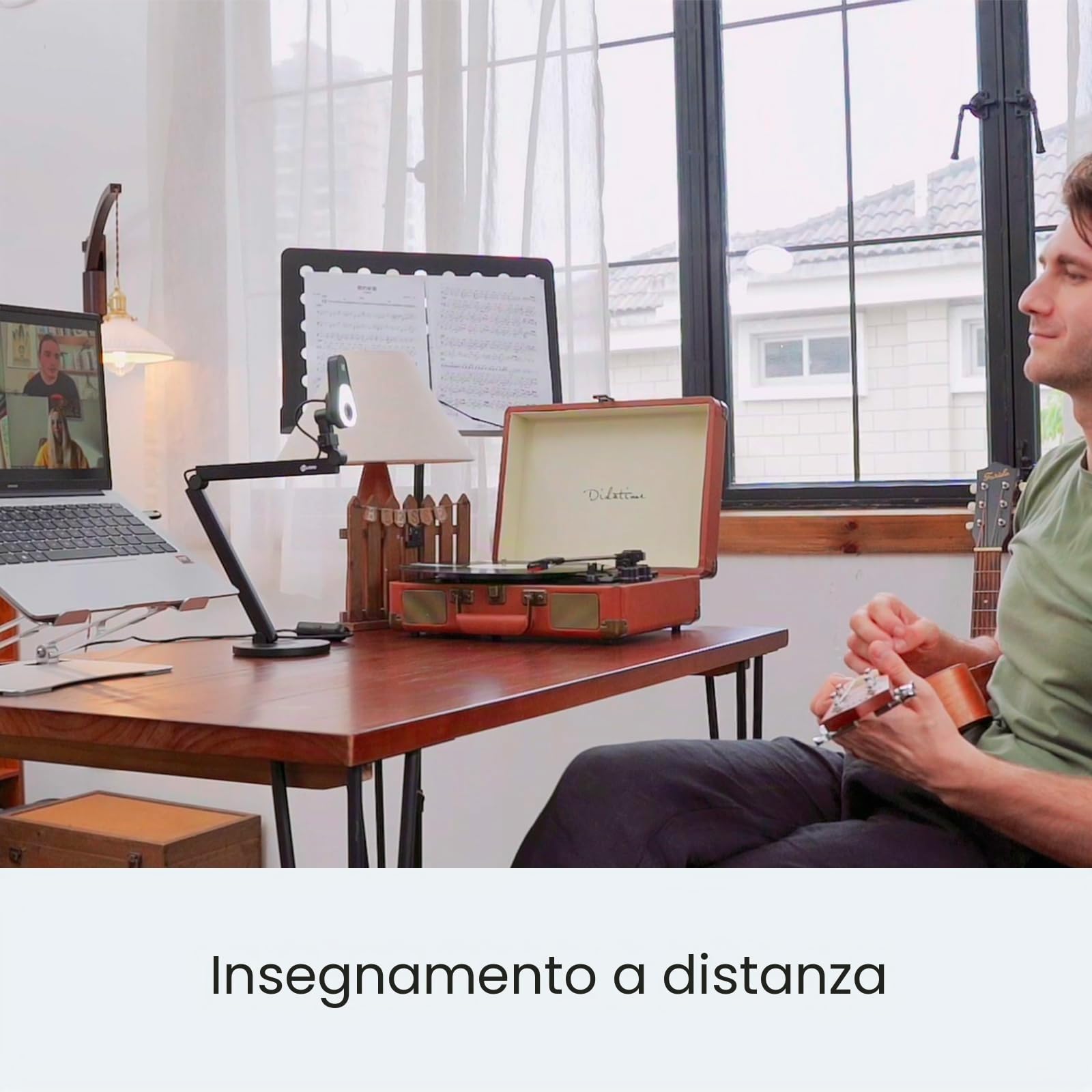 JOYUSING Videocamera per documenti 4K Ultra HD con pulsanti fisici - Webcam USB per insegnanti, demo dal vivo e insegnamento remoto, conferenze web, compatibile con Windows/Mac
