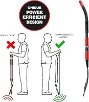 Vista 5 de Roamwild Multi-Digger - Tenedor de excavación para excavación de jardín, fibra de vidrio, peso ligero, con tecnología única de doble agarre ligero