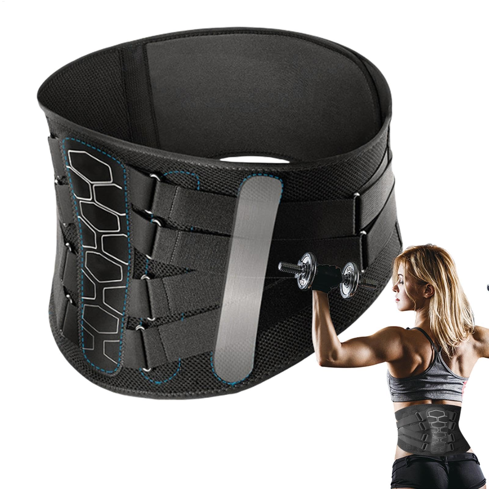 Cintura per allenamento addominale in neoprene, traspirante, confortevole, dimagrante, per allenamento