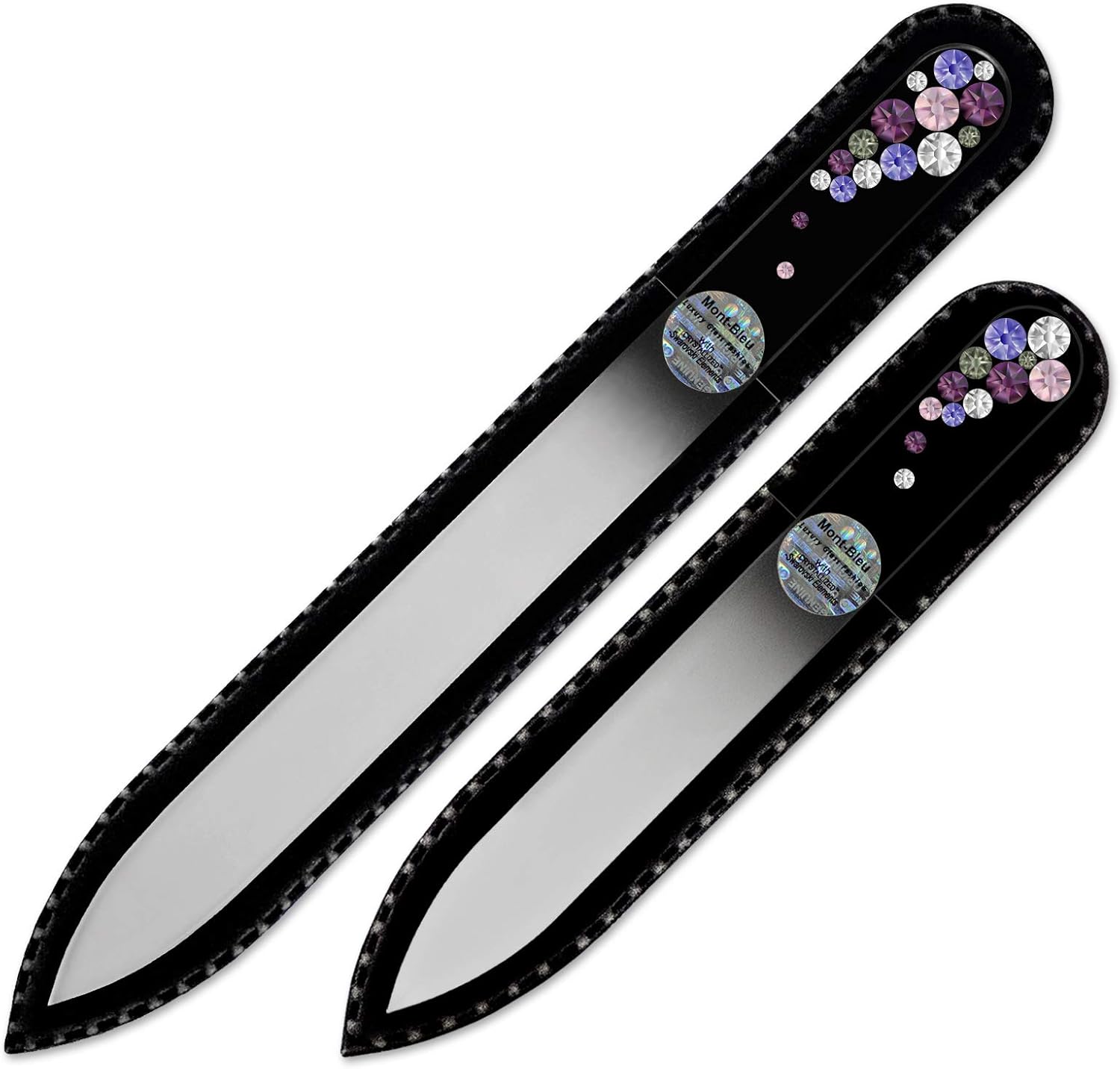 Mont Bleu Premium Set of 2 Crystal Nail Files