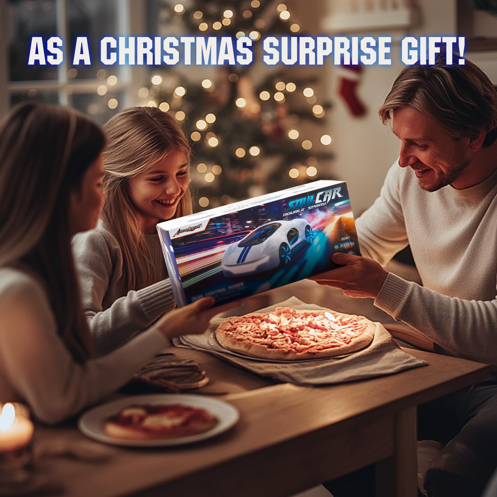 Gesture Sensing Remote Control Car, Drift RC Stunt Car with Light Spray & Sound, 2.4GHz Hobby RC Cars Toy for Kids, 360° Rotate, Birthday Gifts for Boys Girls 4-12