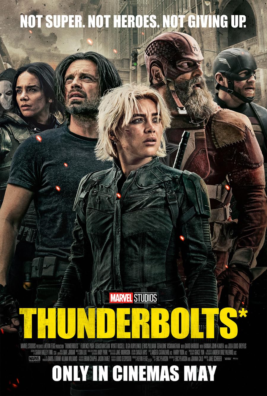 Amazon.com: THUNDERBOLTS MOVIE POSTER 2 Sided ORIGINAL INTL FINAL
