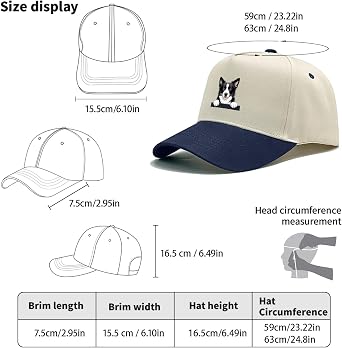 Dog Hat Men Funny Baseball Hat Funny Gifts for Women