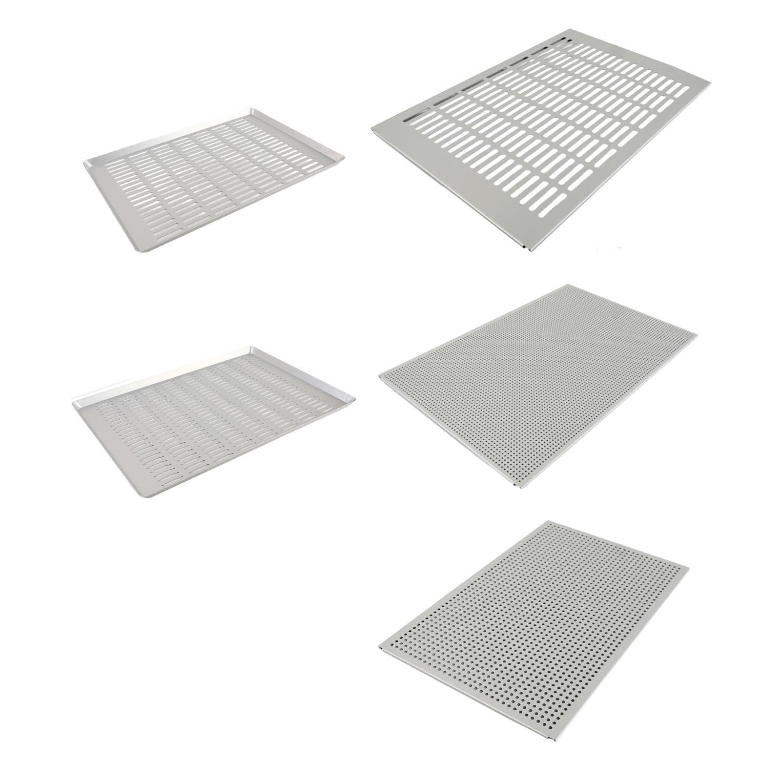 Duża aluminiowa forma do ciastek z ulepszoną perforowaną blachą do pieczenia chleba, ciast, grillowania perforowana forma do pieczenia dla równomiernego podgrzewania