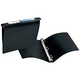 Avery® Hanging Storage 3 Ring Binders, 1" Round Rings, 4 Black Binders – view 7
