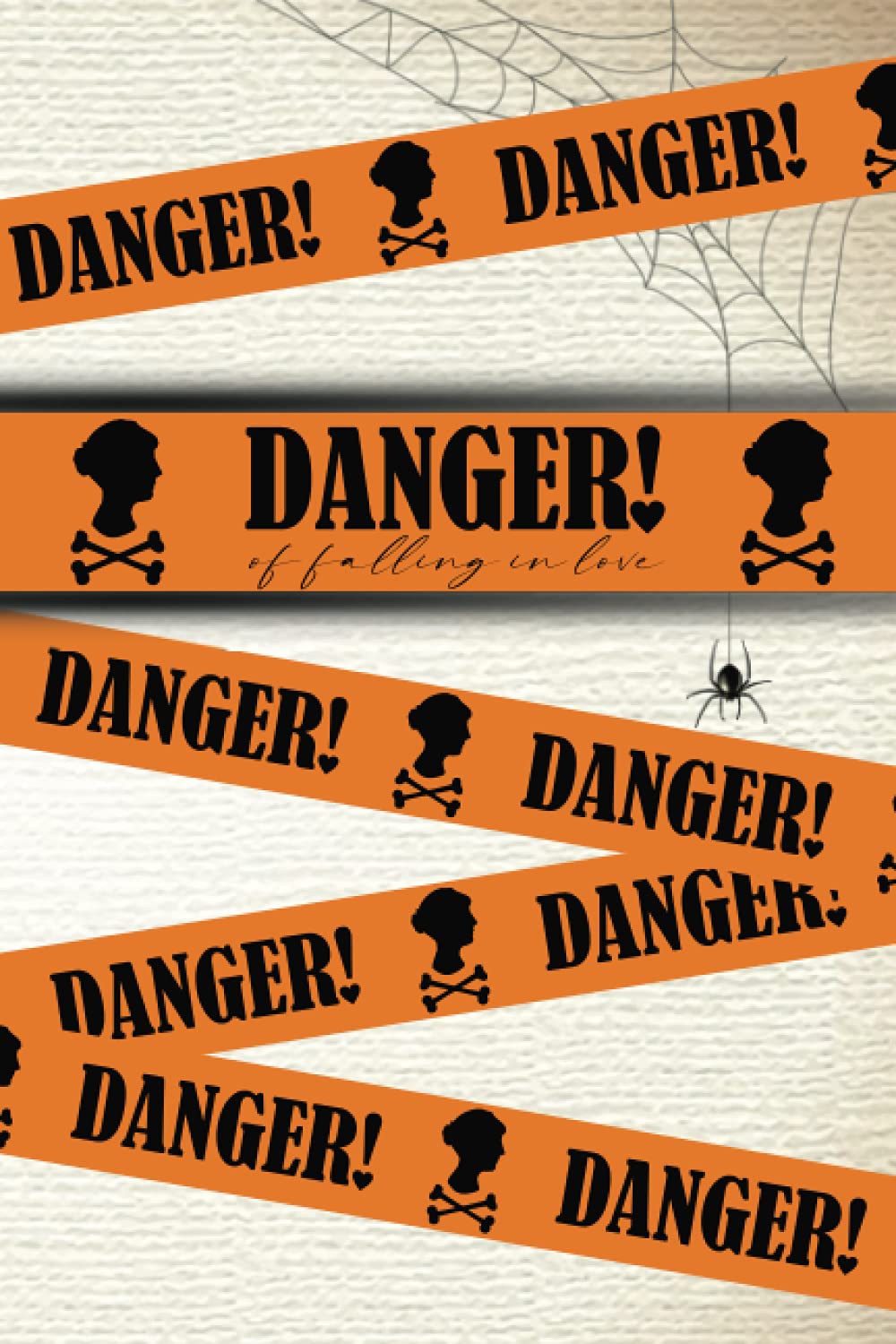 DANGER of falling in love: Famous literary love with a Halloween menace - a bewitching notebook of square crossed grid and numbered decorated pages (Journaling with Jane Austen)