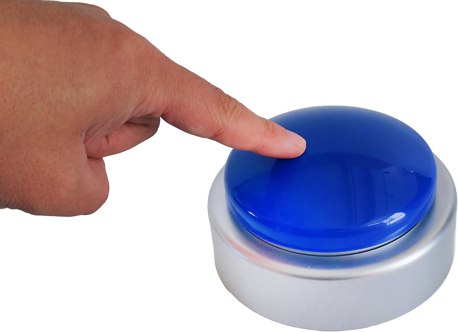 Bejamy Talking Button Alarm Clock for The Blind, Talking Clock for Low