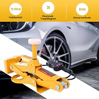 CarBole 3T Elektromos Ollós Emelő - 12V Távirányítós Autóemelő SUV, MPV Járművekhez, 12-45 cm Emelési Magasság, Sárga

AI: CarBole 3T Elektr 2