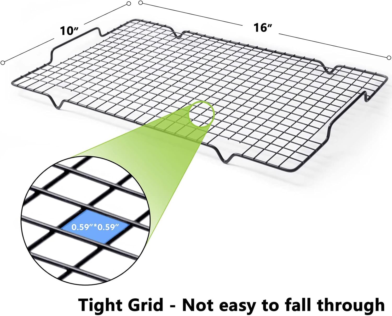 HULISEN 2 Pack Cooling Racks + Donut Cutter