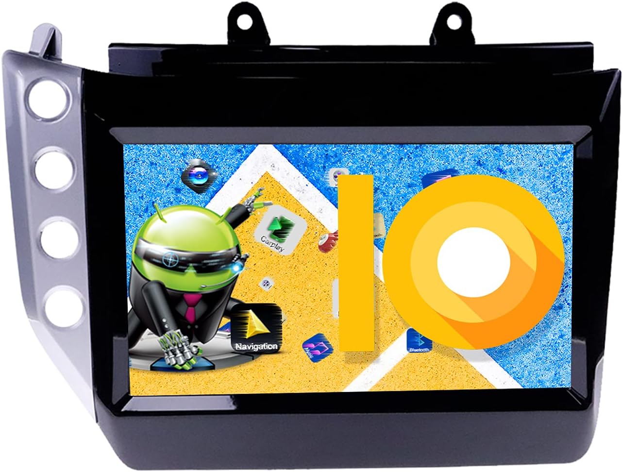 ZWNAV 9 Inch Android 9.0 Car Stereo for Maserati GT/GC Grancabrio GranTurismo 2007-2019, GPS Navigation Headunit, WiFi, Bluetooth, SWC, IPS Touch Screen