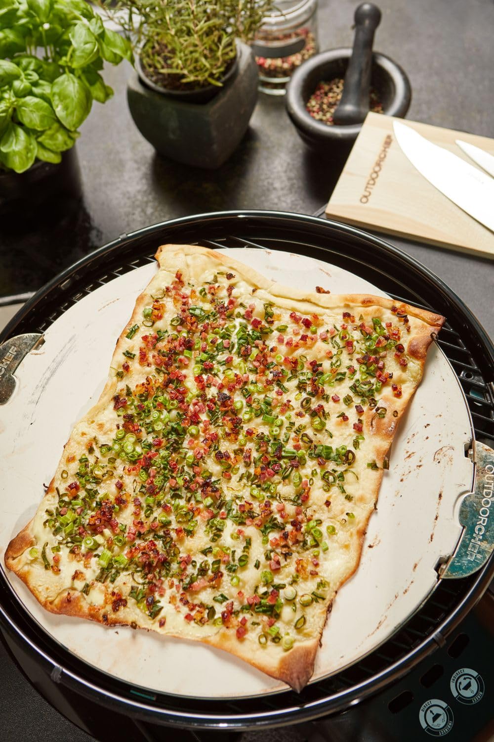 Outdoorchef 18.211.95 - Piedra de Pizza para barbacoas