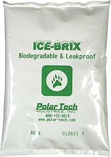 Ice-Brix Poly Pouch, Reuseable, Biodegradable, Leakproof, 6 oz.