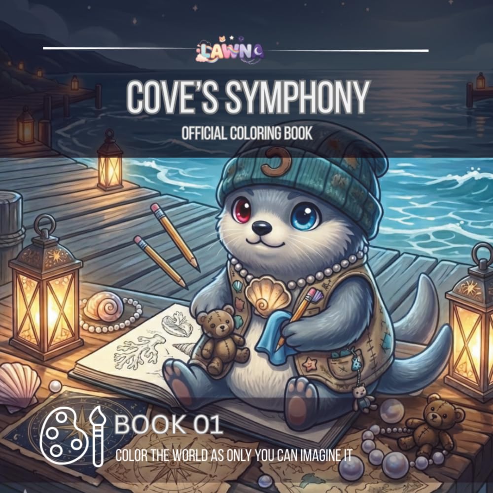 Color Cove: A Creative Coloring Adventure from the LAWNA Universe (LAWNA Warm Souls Coloring Collection)