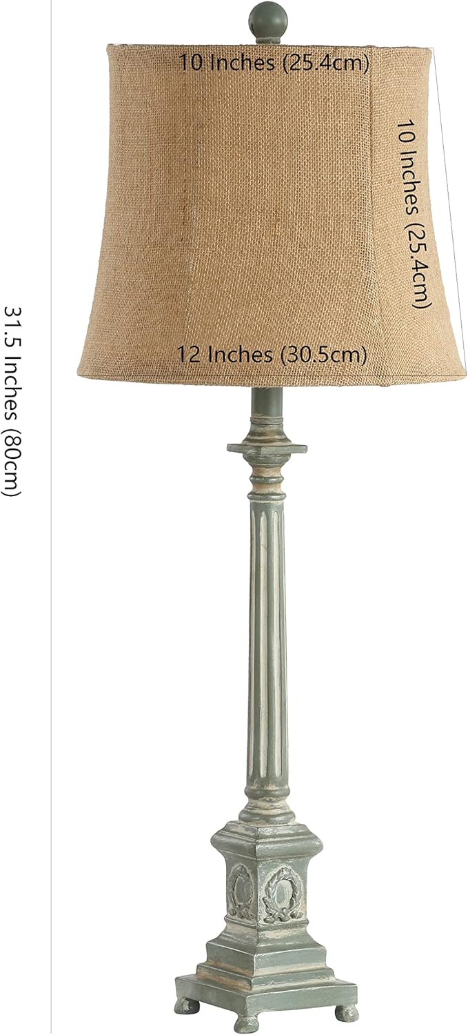 Lámpara de Mesa SAFAVIEH Collin Antique Blue 31.5 pulgadas LED Incluido miniatura 2